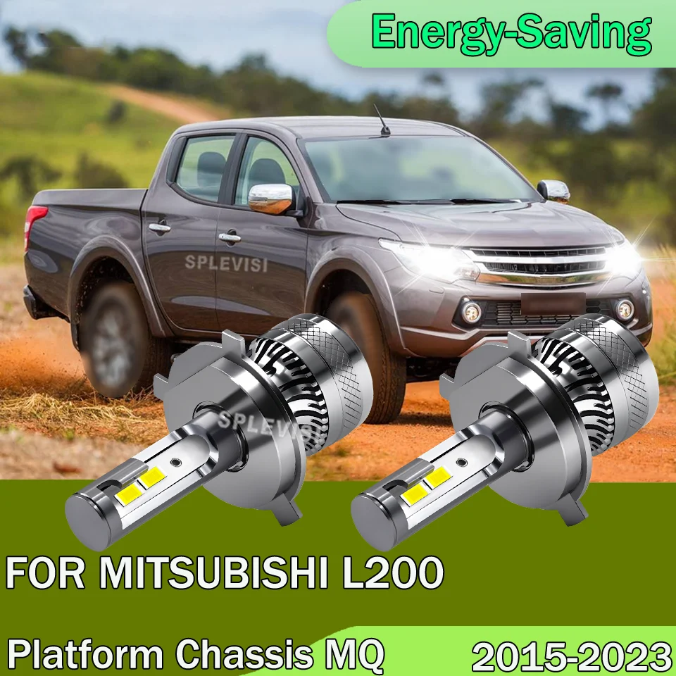 

H4 Car LED Headlight Bulbs 360° Rotatable For MITSUBISHI L200 Platform Chassis MQ 2015 2016 2017 2018 2019 2020 2021 2022 2023