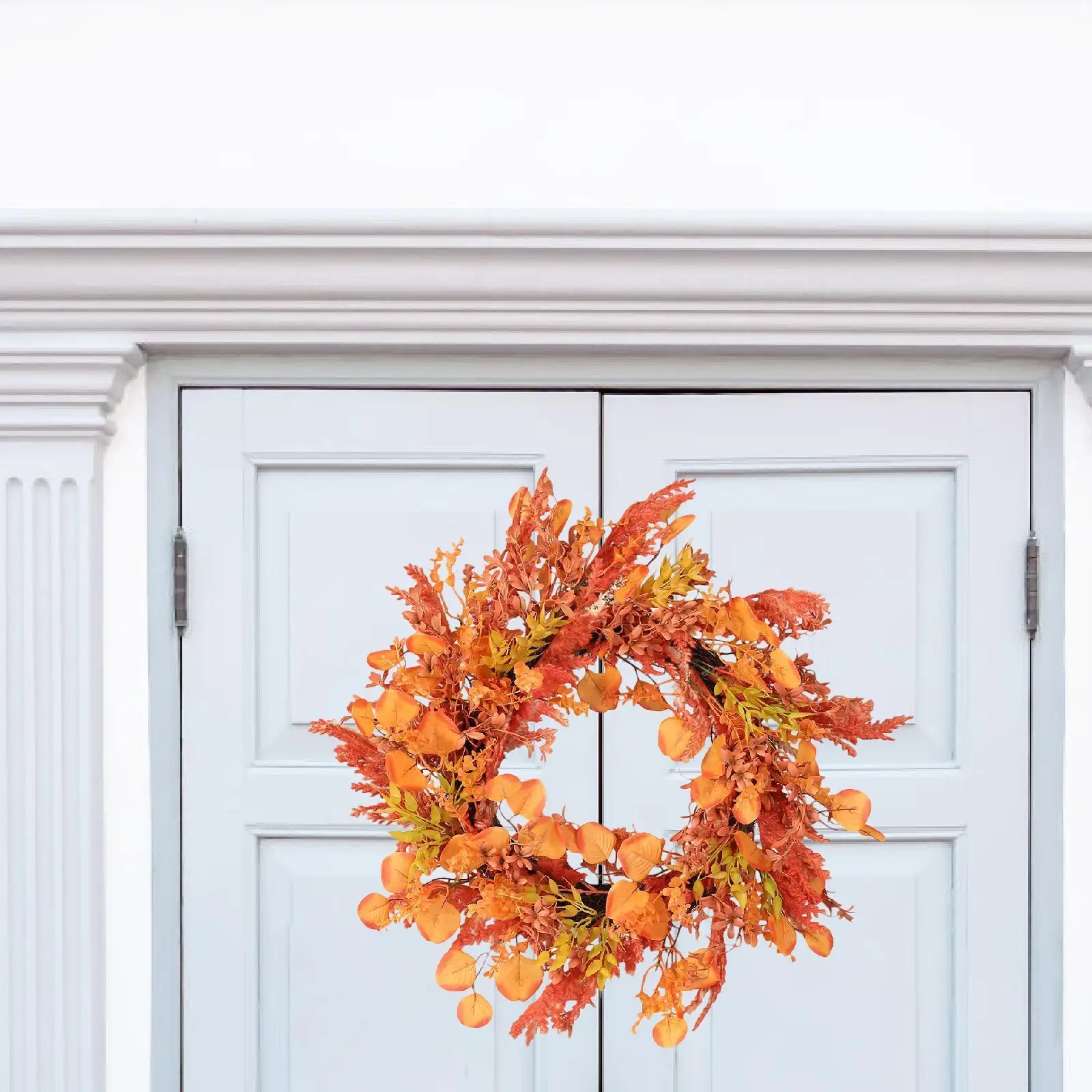 

Fall Wreaths for Front Door for Farmhouse Harvest Festival Thanksgiving Day