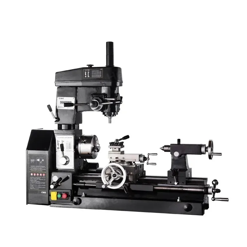 CT300 Home Lathe Small Multifunctional Lathe Bench Drill Cart Drilling and Milling Machine Metal Milling Machine Lathe