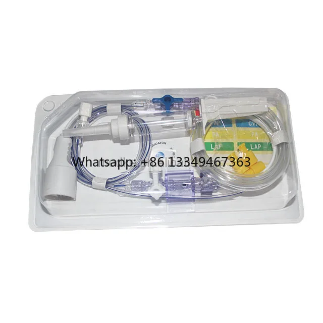 Disposable Invasive Transducer Kit, Compatible with Edward Single Channel IBP Transducer