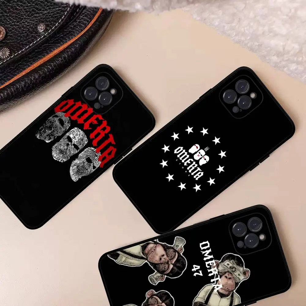 

Hip-Hop Maes Omerta Phone Case For iPhone 14 Plus 13 Mini 11 16 15 17 Pro Max Protection Shockproof