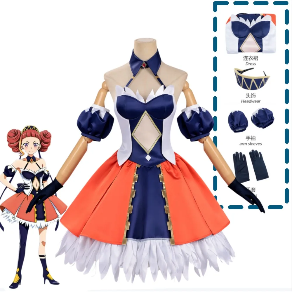 

Record of Ragnarok Alvitr Cosplay Costume Cute Dress Full Set Women Anime Comic Con Halloween Stage Performance Outfit