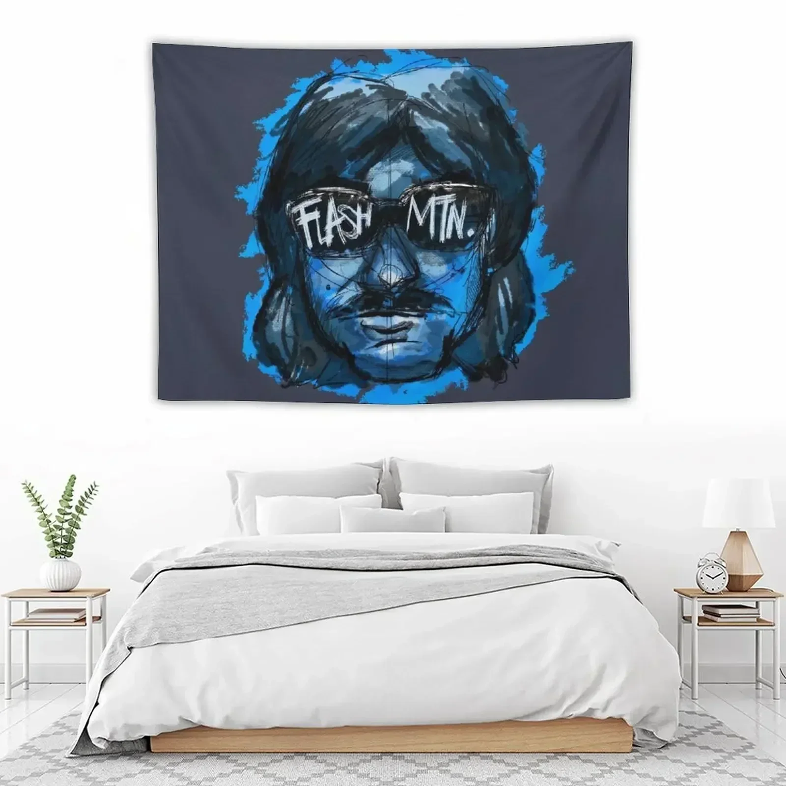 

djo - Flash Mountain Tapestry Decoration Bedroom Decorative Wall Mural Decoration Room Tapestry