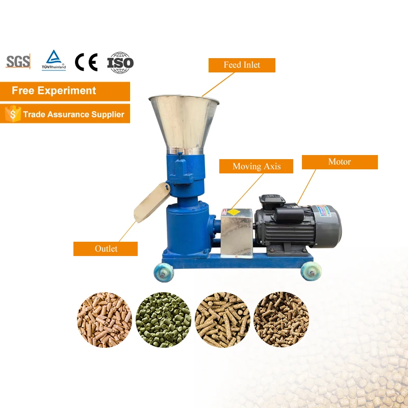 Poultry Feed Rabbit Feed Granulator Machine Feed Processing Machines Pellet Making