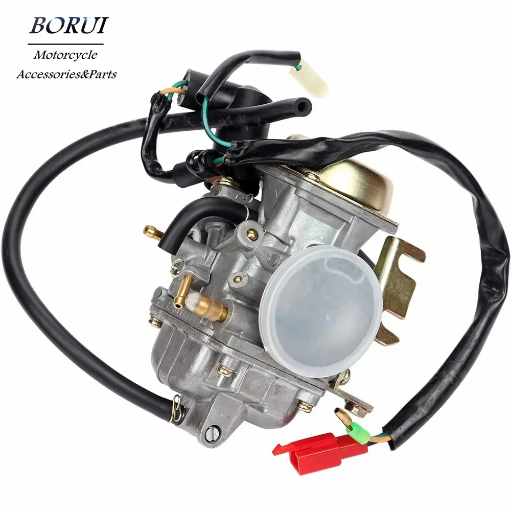 

30mm PD30 Carburetor With 2 Wire Electric Choke for 250cc CF250 Water Cooled Engine ATV Scooter Go Kart Moped Quad Bike