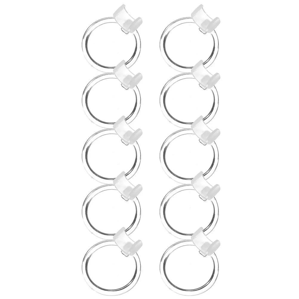12pcs Pen Magnifier Clip Plastic Round Lens For Diy Rhinestone Tool Art Craft Kit Accessory Writing Drawing