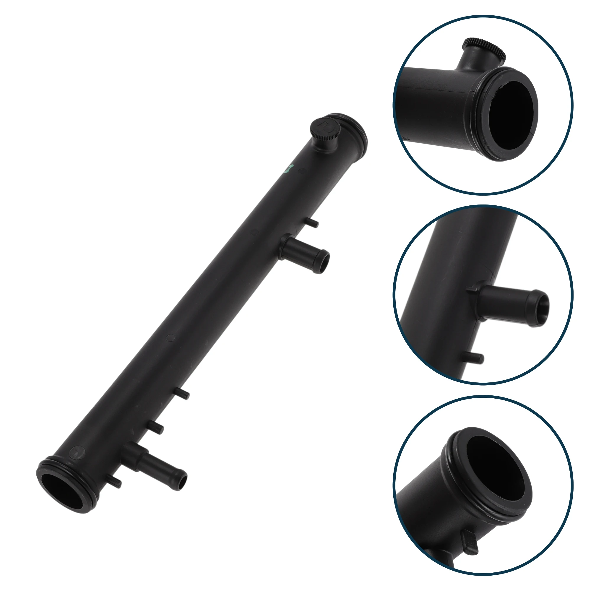 

UXCELL Radiator Hose Heater Hose No.022121050A for Volkswagen Touareg 2004-2006 Plastic Cooling Liquid Pipe Black 1 Pc