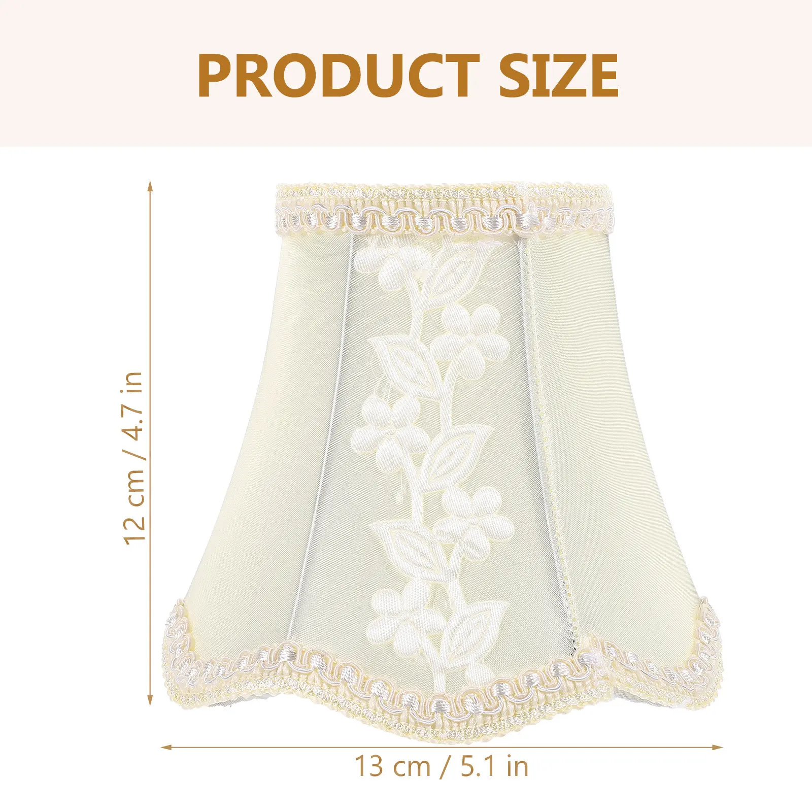 1Pcs Cloth Lampshade Lamp Shade for Ceiling Wall Lamp Soft Diffused Light Home Decorative Light Accessory Warm