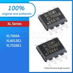 5 pcs, original XL6013E1 XL7005A XL7026E1 step-down DC converter IC chip package SOP-8