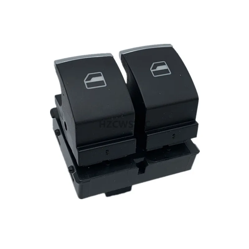 Chrome Window Switch Mirror Button 5K3959857 5ND959565A 5ND959855 for VW Passat B6 Eos Golf 5 6 Plus GTI Mk5 Mk6 Tiguan SCIROCCO