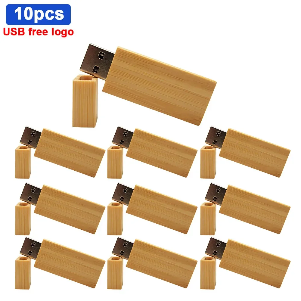 

10pcs/lot Custom Logo Wooden USB Flash Drive Pen Drive 4gb 8gb 16gb 32gb 64gb Smart Pendrive USB Stick Photography Business Gift