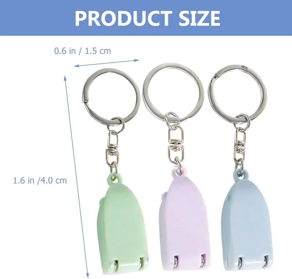 Portable Nail Clippers Mini Keychain Stainless Steel Nail Clippers Anti Splash Folding Nail Clippers Mini Carry on Nail Clippers