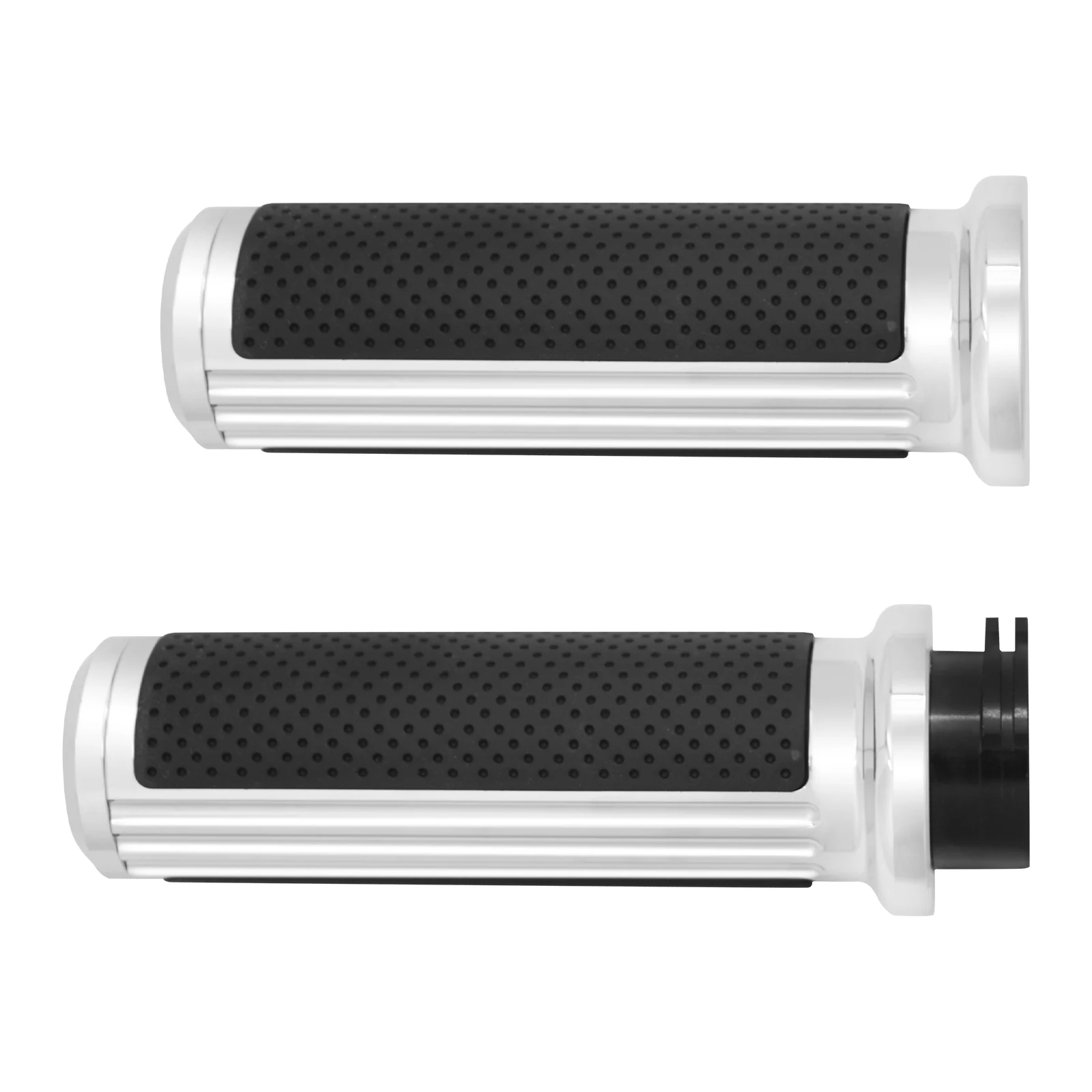 1 Pair Motorcycle Hand Grips 1''25mm Non Electronic Handle Bar For Harley Touring 1996-07 Softail Breakout Sportster XL 96-2023