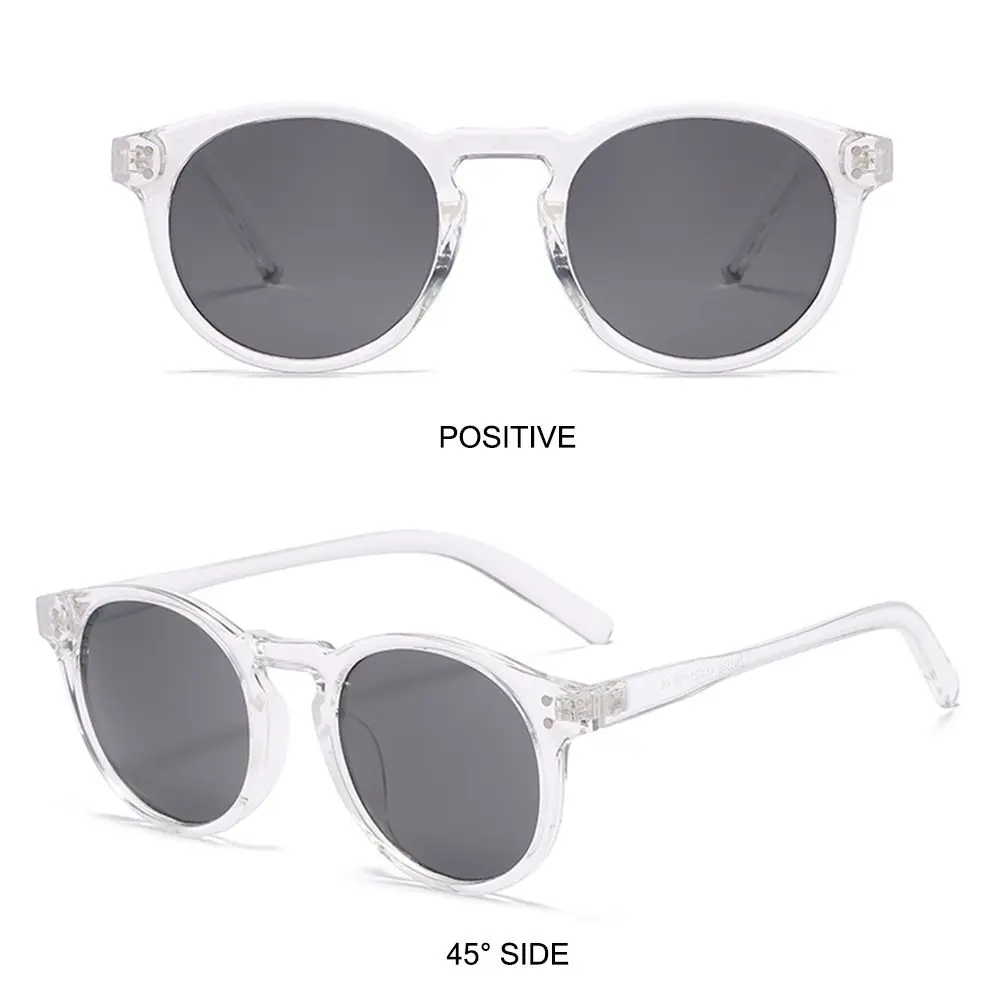 Vintage Small Frame Sunglasses for Women, Trendy Round Frame Sun Glasses Retro Shades Travel Beach UV400 Protection Eyewear