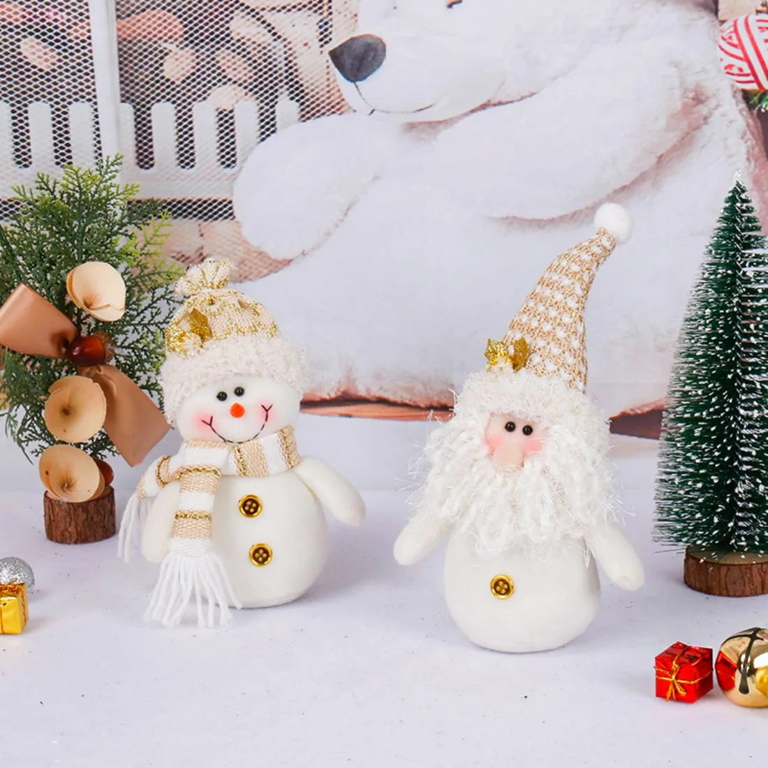 

New Year Xmas Pendent Decoration Home Accessories Merry Christmas Tree Ornaments Snowman Reindeer Doll Pendants Navidad Natal