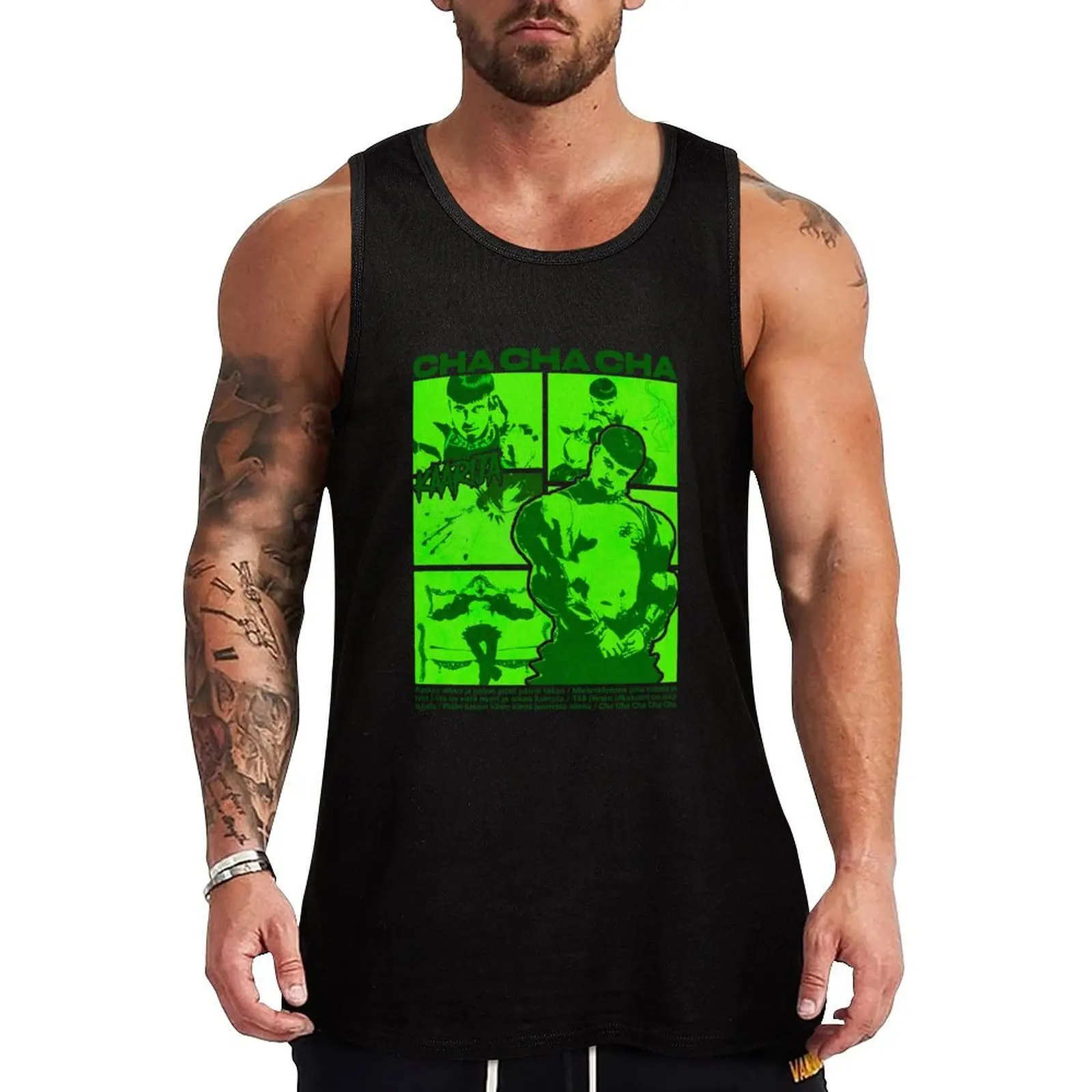 

Krij Cha Cha Cha Eurovision 2023 Finland Y2K Kaarija Tank Top Active Wear Tank Top Quick Dry Athletic Sleeveless