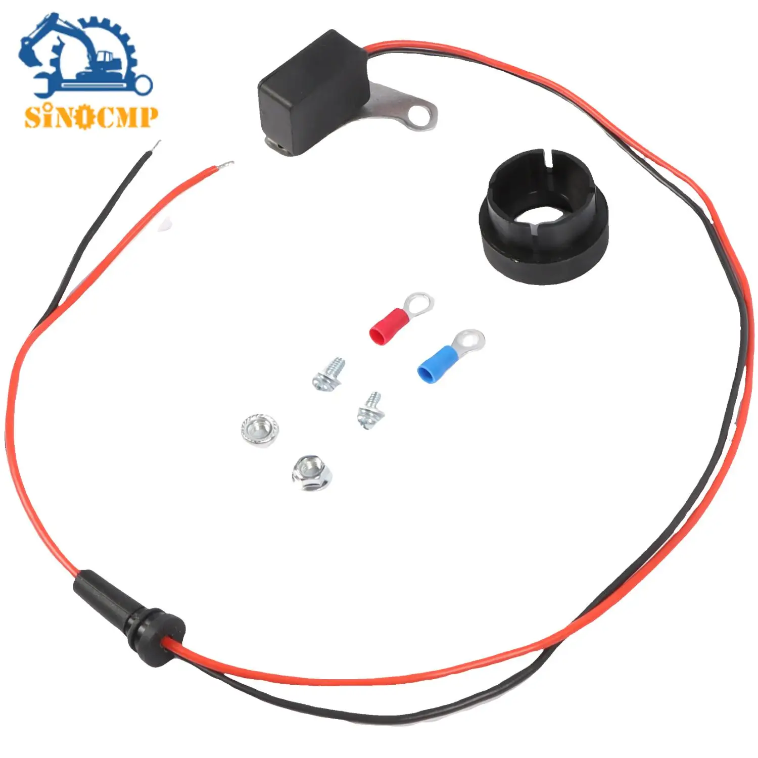 

Комплект для переоборудования электронного зажигания 1291, воспламенитель постоянного тока 12 В, подходит для одноточечных дистрибьюторов Motorcraft для Ford V8 1957-1974 гг.