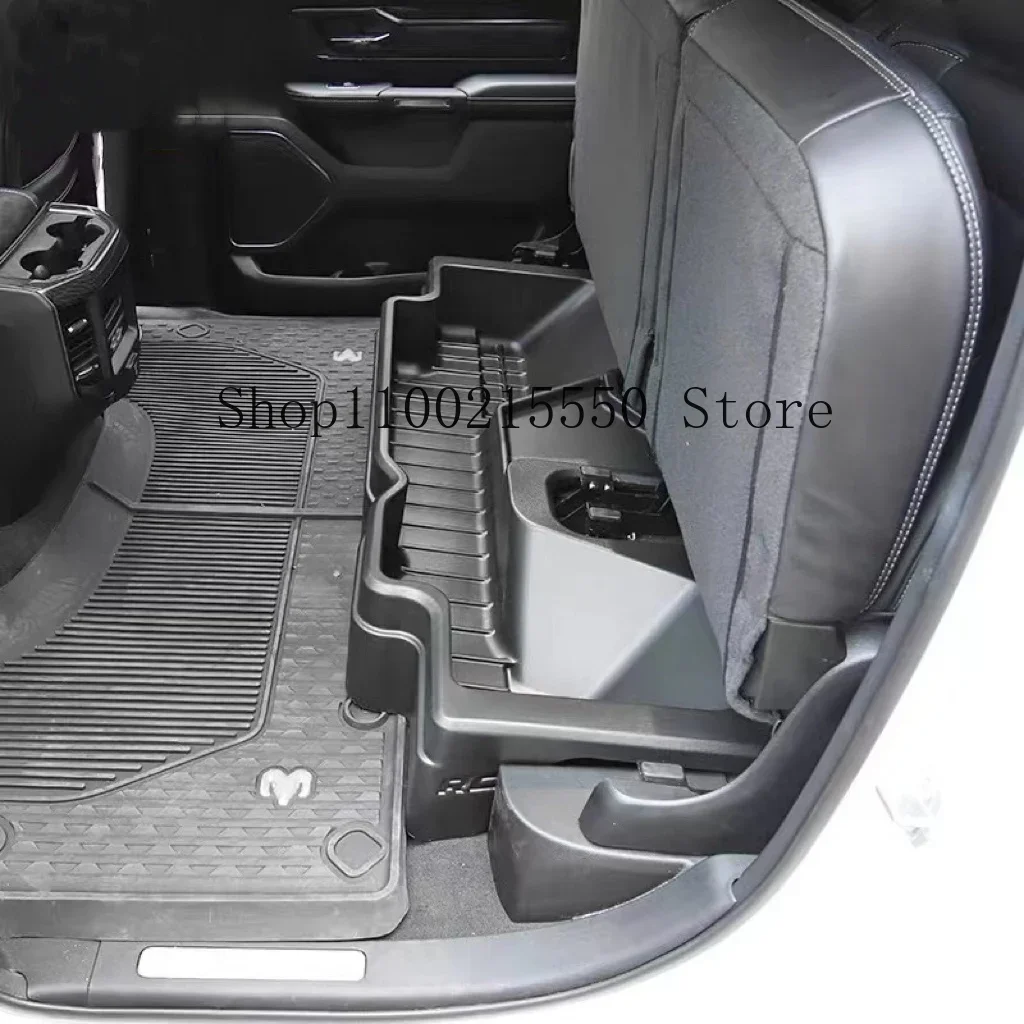 Car Storage Box Suitable for Dodge Ram 1500 TRX 2022 Modified Rear Seat Storage Box Rear Car Seat Storage Box