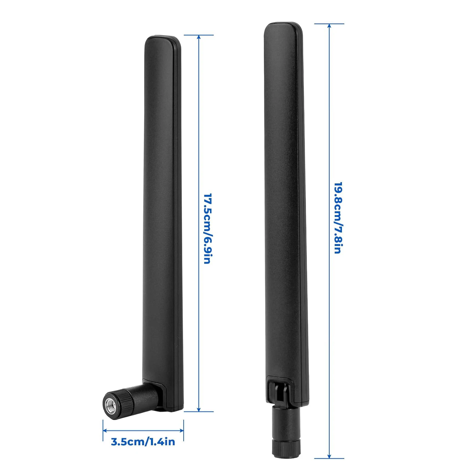هوائي خلوي 4G LTE 5G مع موصل RP SMA ذكر، 9dBi لـ Spypoint، كاميرا Stealth Cam، Tactacam، راوتر لاسلكي، كاميرا أمان