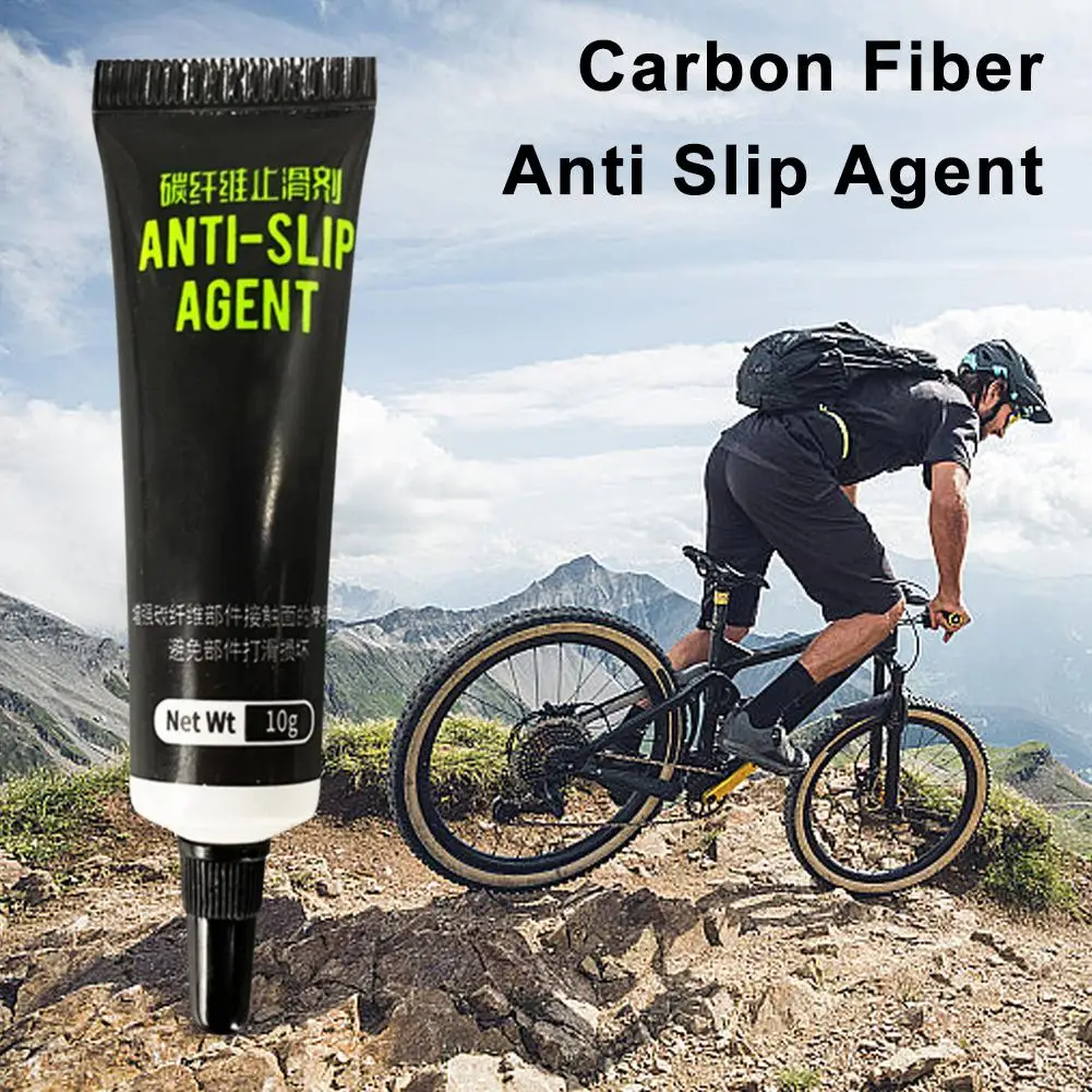 10g Carbon Fiber Anti Slip Agent for Seat Tube Seat Post Handlebar Stem Frame MTB Road Bikes Grease Accessories X4P1