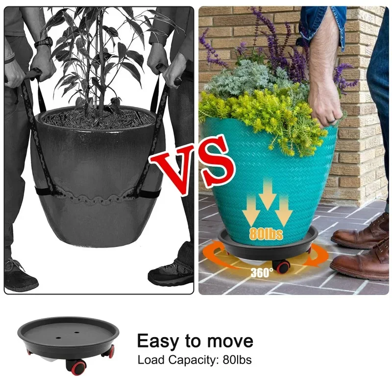 1pc Plant Caddy with Wheels 11.8\