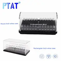 Soporte organizador acrílico Dental para caja de cables de arco redondo/rectangular de ortodoncia