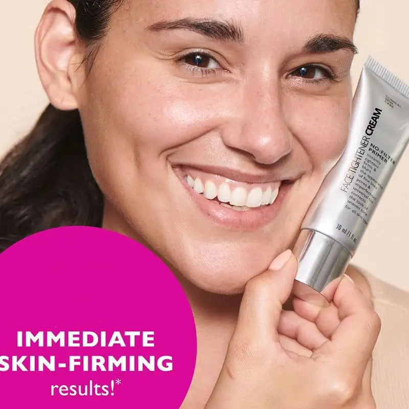 Instant Temporary Face Tightener Firm Smooth the Look of Fine Lines, Deep Wrinkles and Pores No Filter Primer
