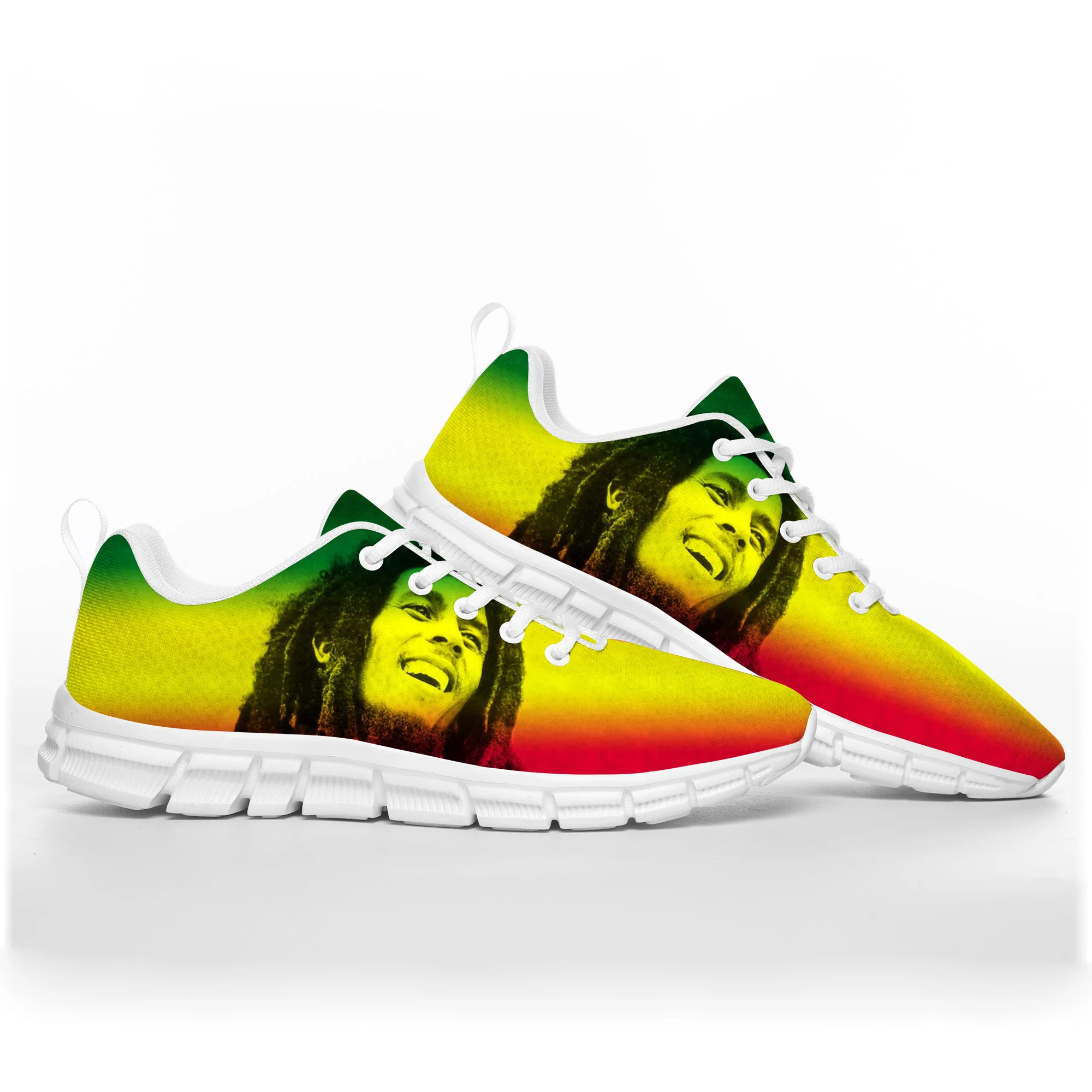 Bob Marley Reggae Rasta Music Singer Sports Shoes Mens Womens Teenager Sneakers Casual Custom Couple High Quality Couple Shoes