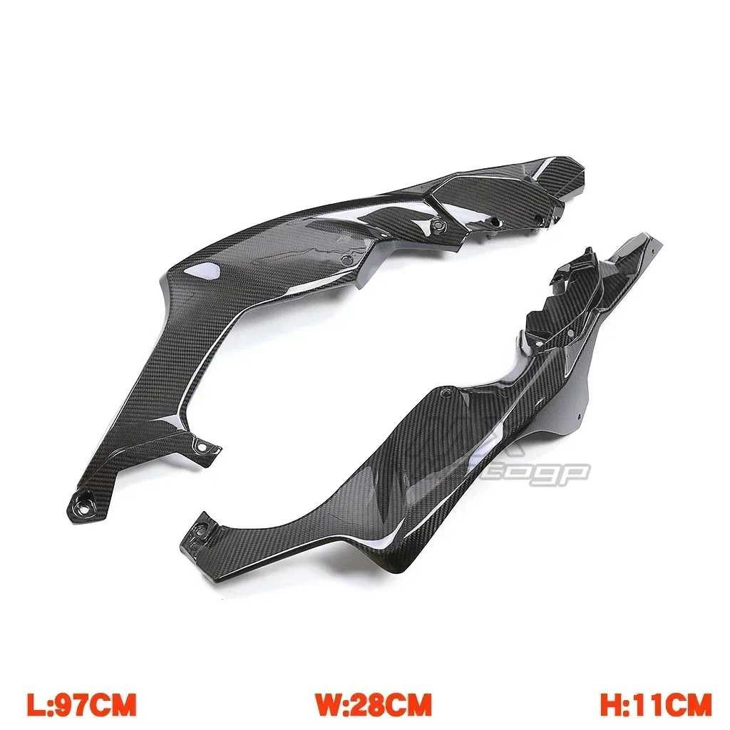 For KAWASAKI NINJA ZX10R 2021 2022 Motorcycle Full Carbon Fiber Frame Cover Side Panels Fairing Accessories ZX 10R ZX-10R 2023