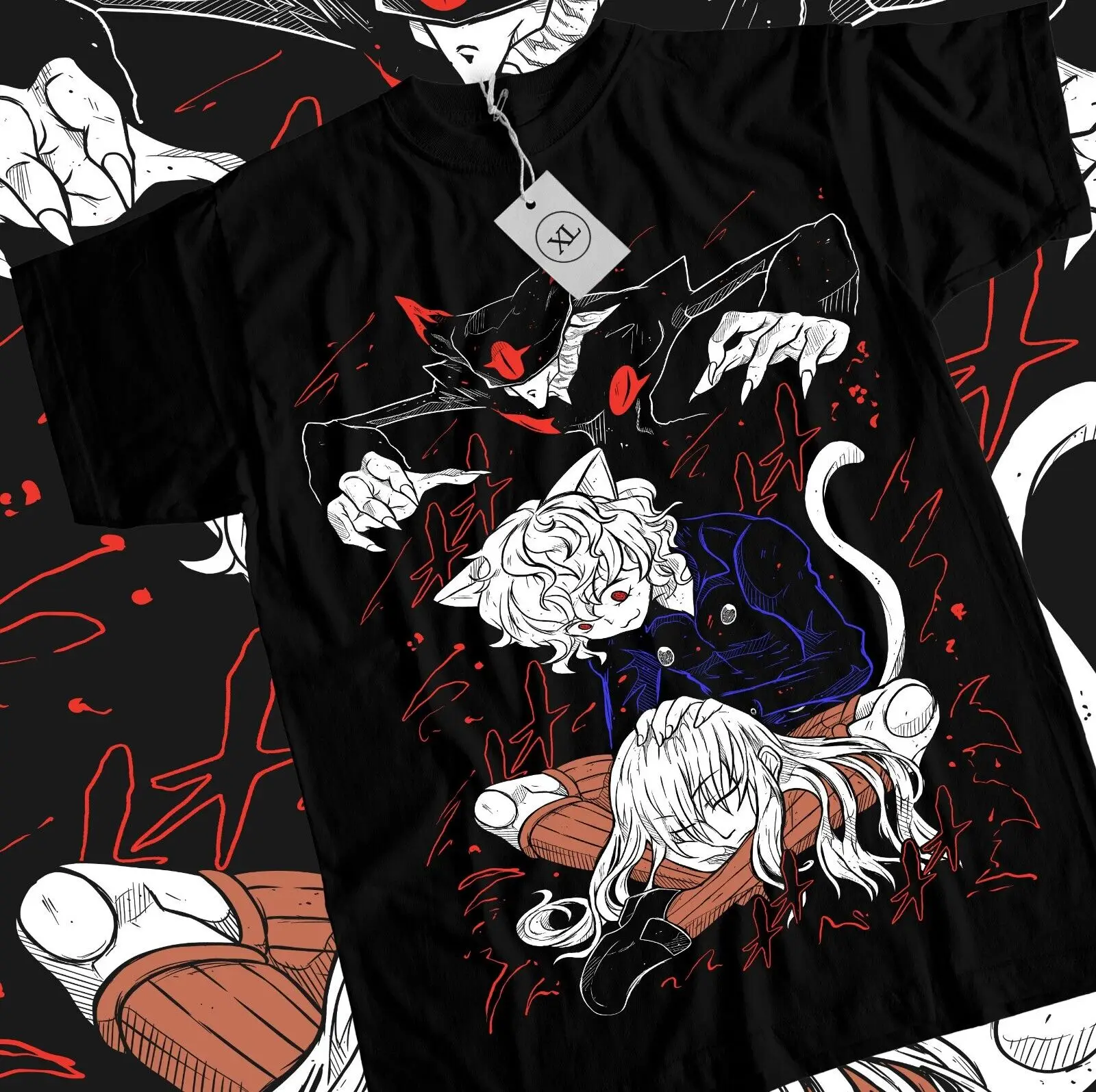 Neferpitou T-Shirt Hunter X Hunter Manga Strip Horror Anime shirt Tee All Size