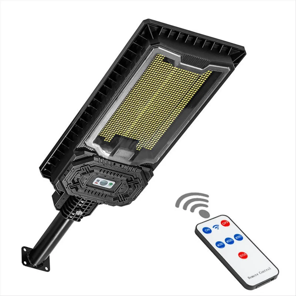 AA19 Solar Light Outdoor Garden Lighting Waterproof Super Bright Human Body Induction Street Light with 98 Lamp Beads
