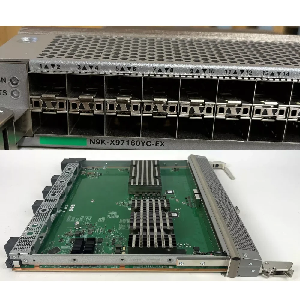 For N9K-X97160YC-EX New High Performance 100G/40G Ethernet Expansion Module with SNMP POE QSFP28 Port 1 Year Warranty
