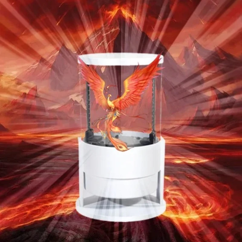 

5D Hologram Projector Fan 360 Degree Cylindrica Screen Advertising Display Machine LED Light Beads WIFI Bluetooth Control