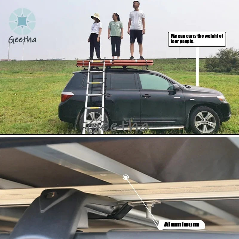 

Waypark Camping Automatic Truck Rooftop Tent Hard Top Roof Tent Outdoor Vehicle Roof Top Tents