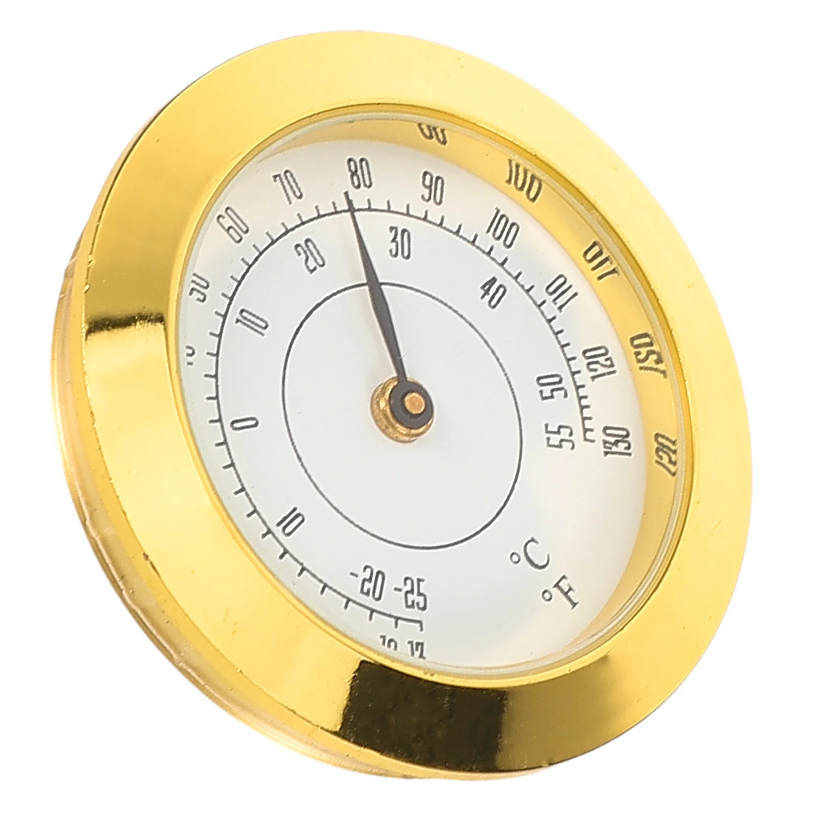 

Metal Temperature Gauge Mini Inlaid Thermometer For Cigar Box Guitar Case Cabinet Humidor Temp Monitoring