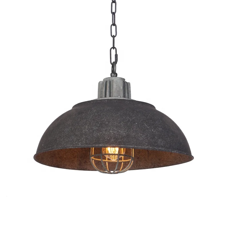 

Black Vintage Hanging Ceiling Lamp Fixtures Farmhouse Industrial Metal Barn Pendant Light for Kitchen Island