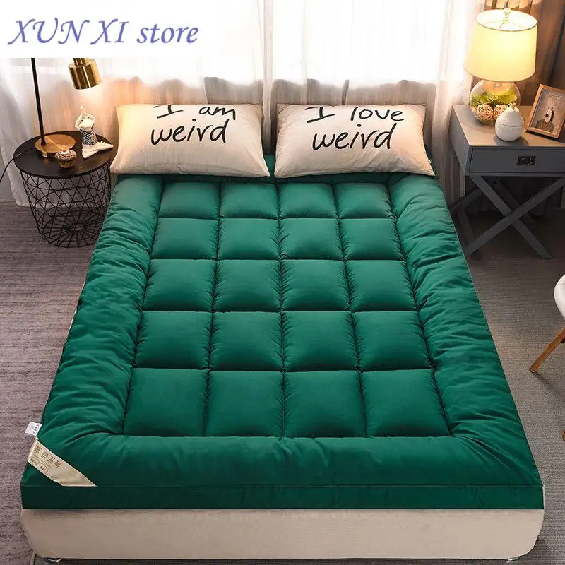 

2023 Soft Mattress Filled With Feather Velvet Dormitory Thick Foldable Mattress Single Twin Bed King Queen Bed Pad Tatami Mat