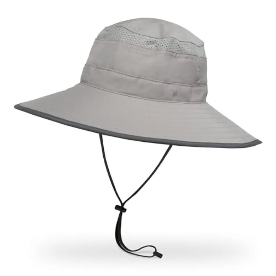 

Outdoor sun protection hat for adults, lightweight nylon fabric, navy blue, UPF 50+ UV protection and adjustable fit