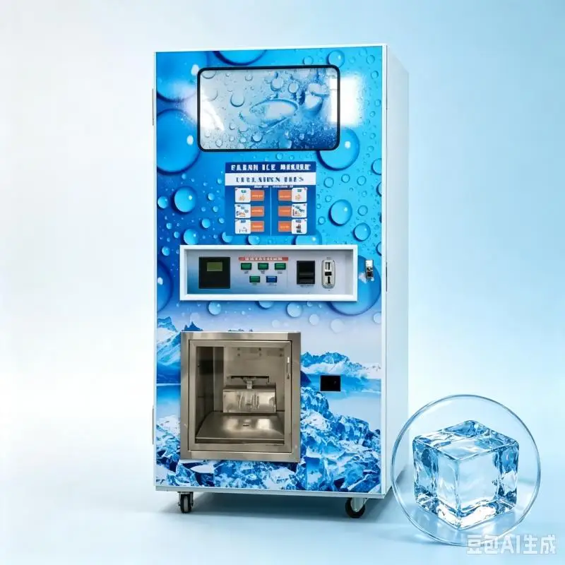 Ice Cube Vending Machine Customized Automatic Ice Making Equipment Smart Control Fast Cooling Technology