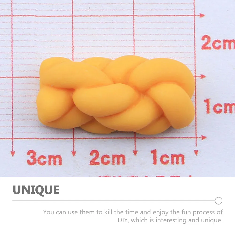 

Cheese Biscuit Bread Mini Food Toys DIY Prop Decors Miniature Dessert Decoration