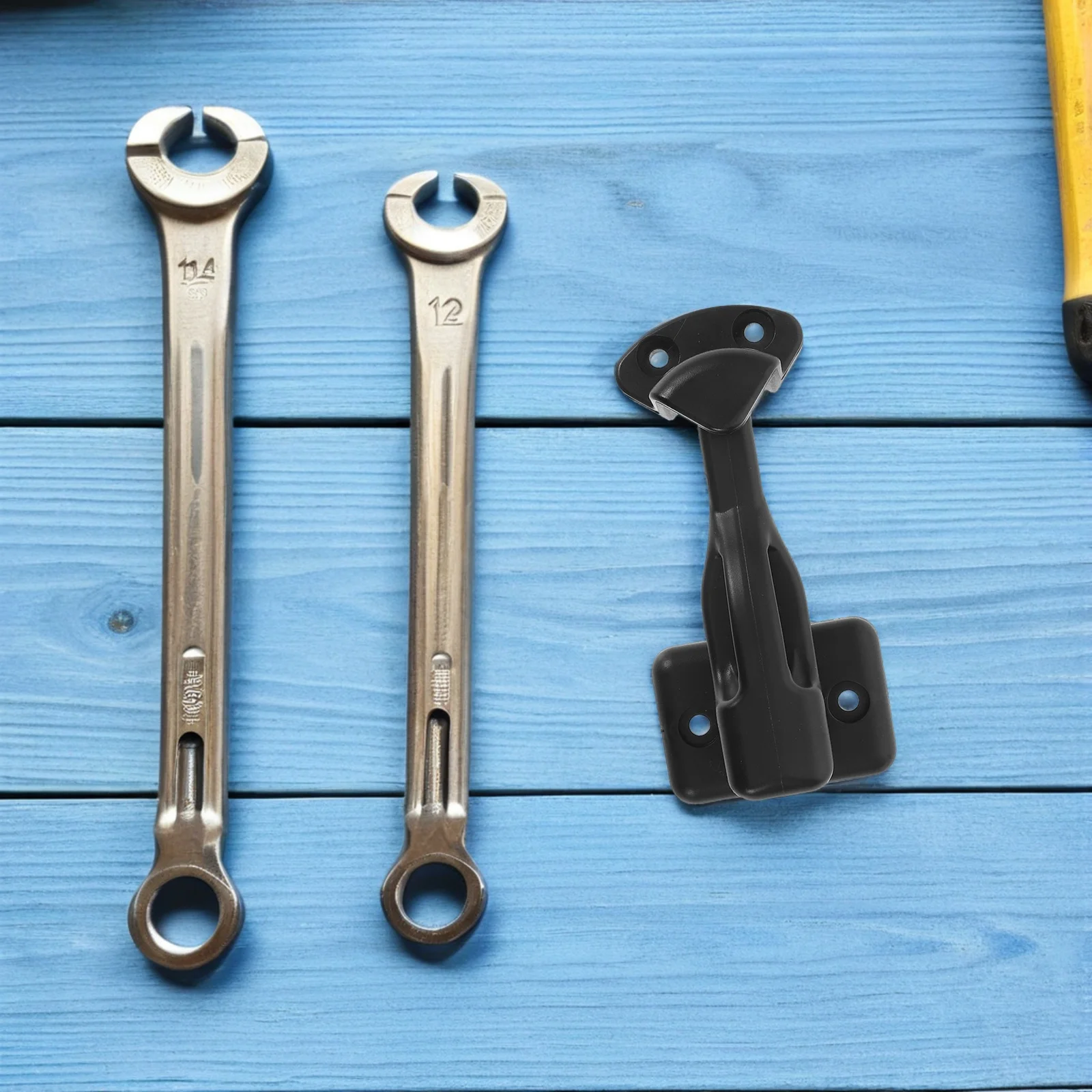 1 Set Rv Trailer Opbergdeur Klink Premium Nylon Lichtgewicht Duurzaam Geluidsvrij Voor Camper Camper Boot Marine Accessoires