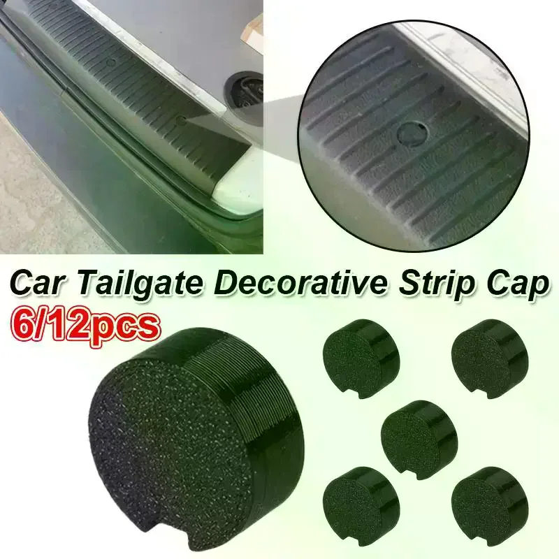 T5 6.1 Car Tailgate Plastic Trim Cap Set Replacement Cover for Rear Door Long Lasting Upgrade for Travel