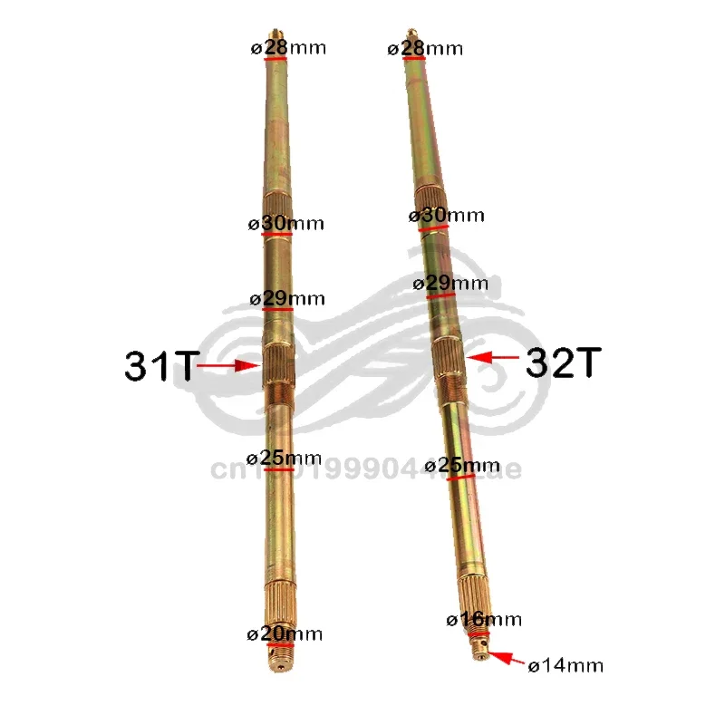 800mm 810mm rear axle is suitable for 150cc-250cc big dinosaur big bull ATV electric kart quad bike parts