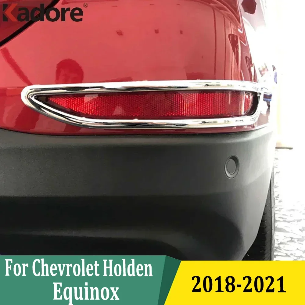 

For Chevrolet Holden Equinox 2018 2019 2020 2021 2022 Rear Foglights Lamp Cover Tail Fog Light Trim Sticker Car Accessories