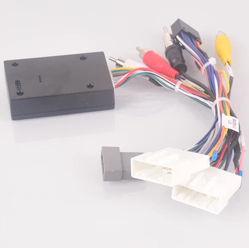 Imagen 1 del producto Cable de arnés de cableado estéreo de Radio de coche Android 16 pines para Nissan Qashqai j11 x-trail Tiida 2014 2015 2016 (Tirm de alto nivel)