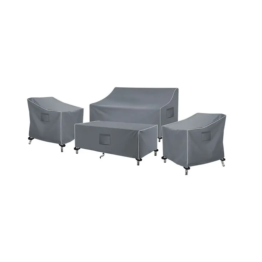 

Patio Furniture Covers 4 Piece Set, Outdoor Furniture Cover, Patio Furniture Set Covers, Heavy Duty Oxford Durable Waterproof Fa