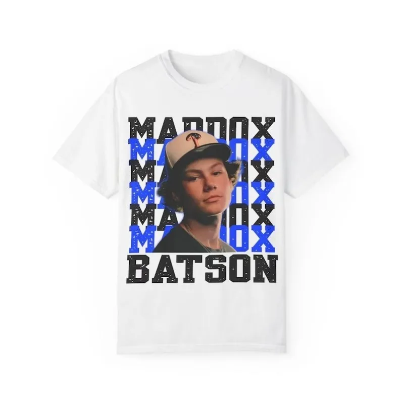 Maddox Batson Merch 2026 Unisex T-shirt Men Short Sleeve Tops fashion Tee Clothes Causal Y2K Tops