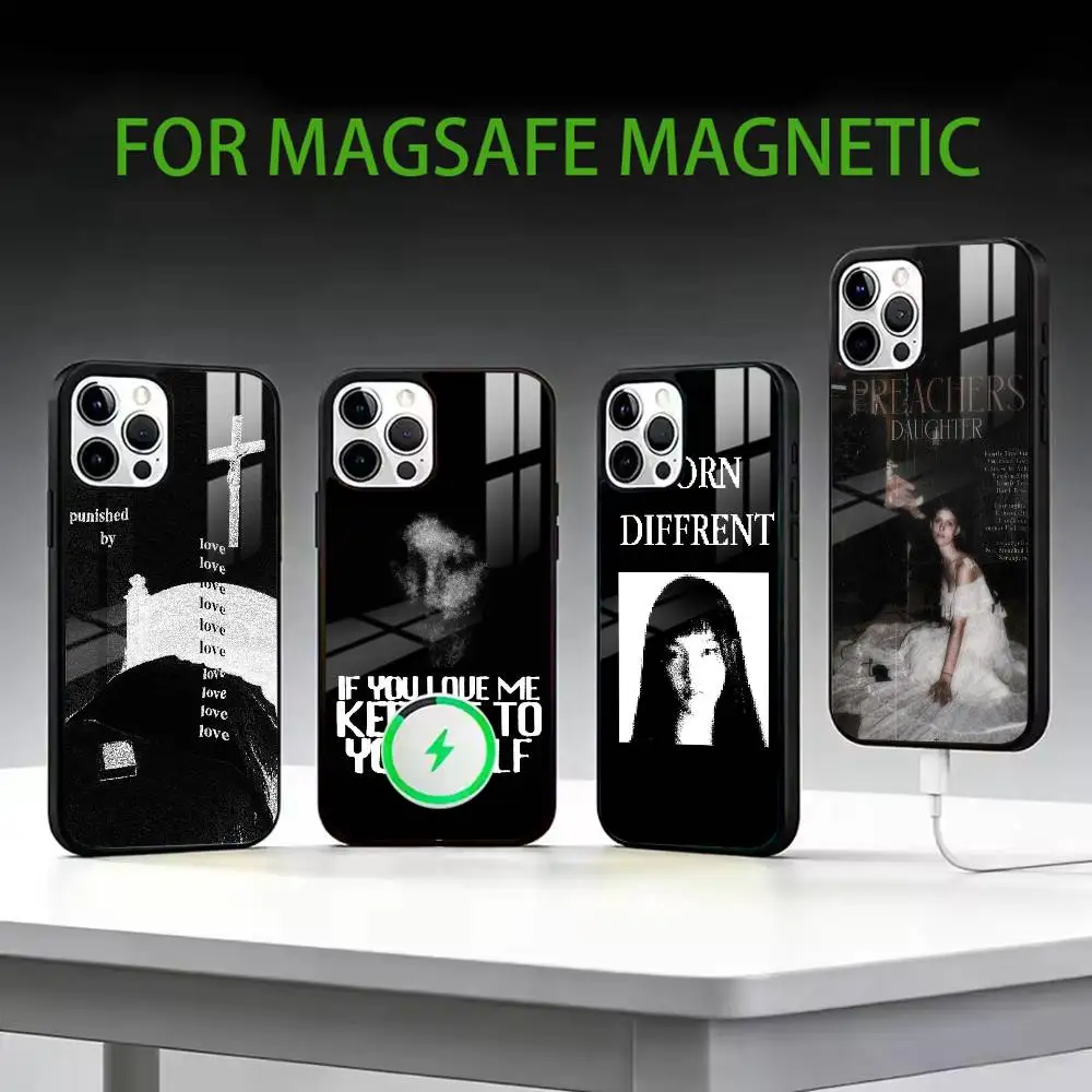 

Чехол для телефона Ethel c-Cain Perverts для iPhone 17, 16, 15, 14, 13, 12, 11 Plus, Pro Max, магнитный, для беспроводной зарядки Magsafe