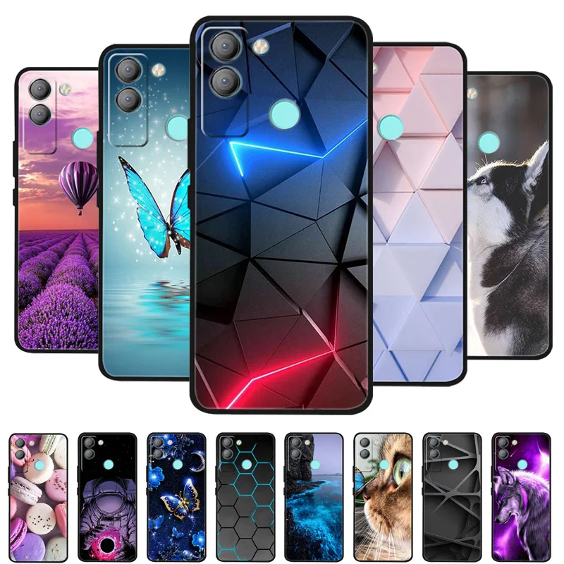 For Tecno Pop 5 LTE Case Soft Silicone Cute TPU Back Cover for Tecno Pop5 LTE 6.52 Phone Cases Pop5LTE BD4 BD4a Protective Capa