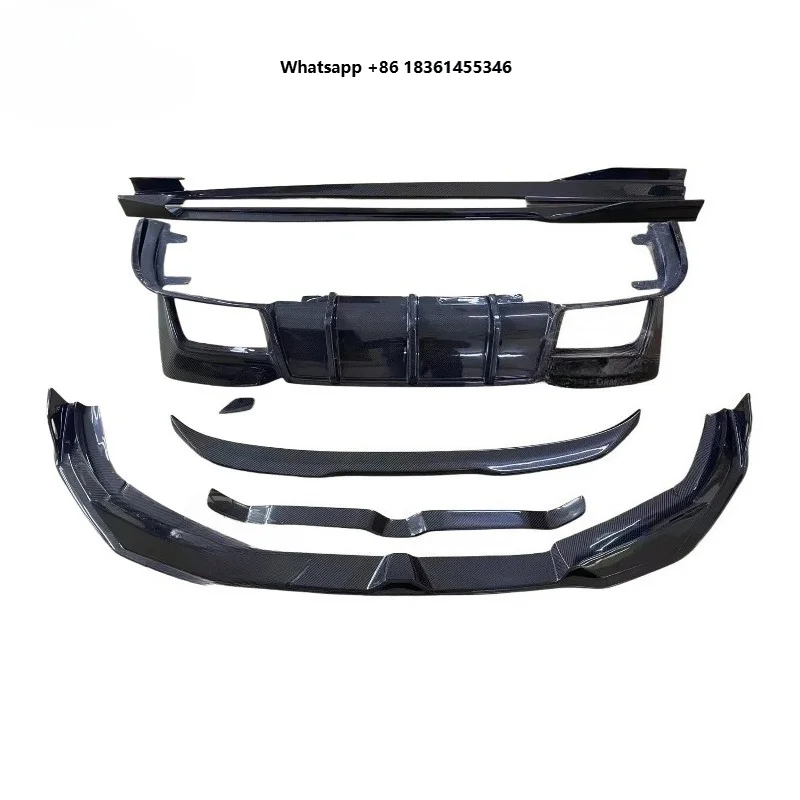 

For F90 M5 Pre Lci High Quality Carbon Fiber Body Kit Front Lip Rear Bumper Diffuser